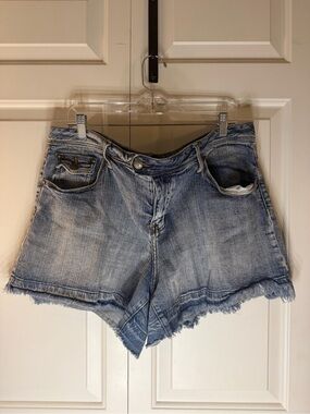 Vintage Denim Cutoff Shorts - Light Blue Women's U Brand denim shorts